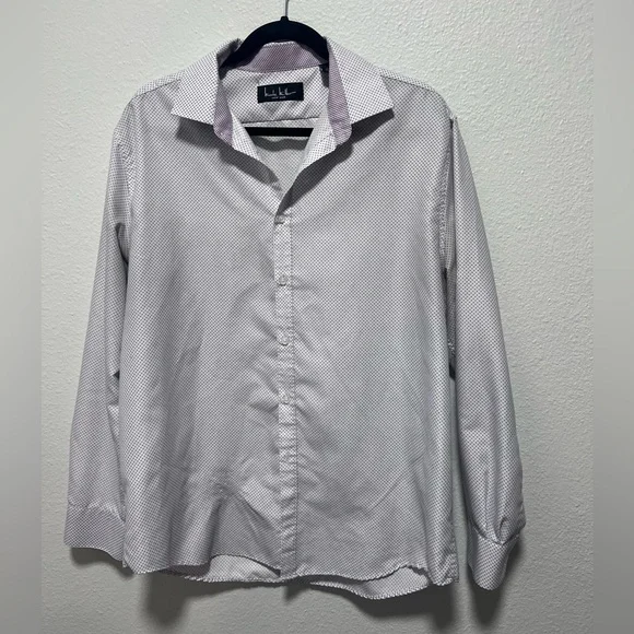 nicole miller men's dress shirts 90s Nicole Miller Air Travel Silk Shirt